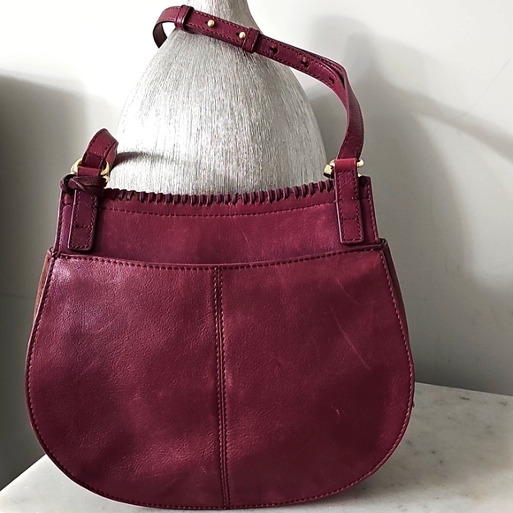 Vince Camuto Burgundy Shoulder Bag - Picture 3 of 10